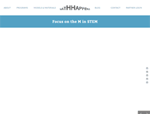 Tablet Screenshot of mathhappens.org